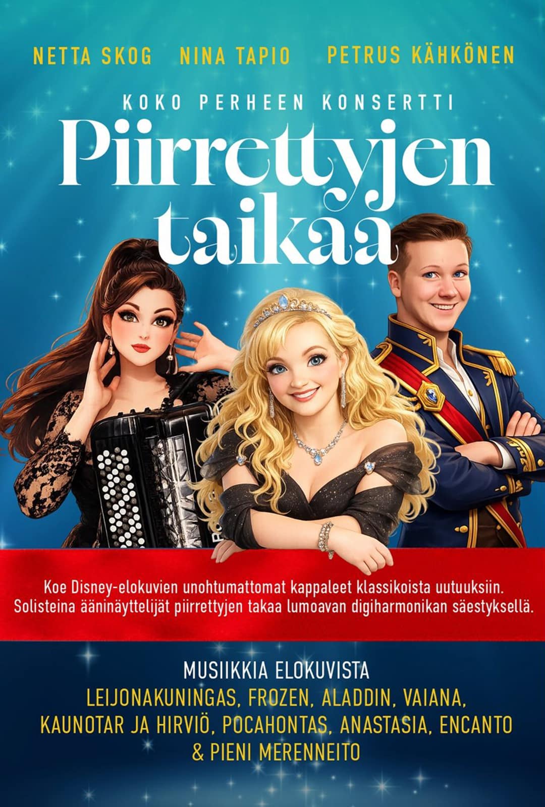 Piirrettyjen taikaa mainosjuliste