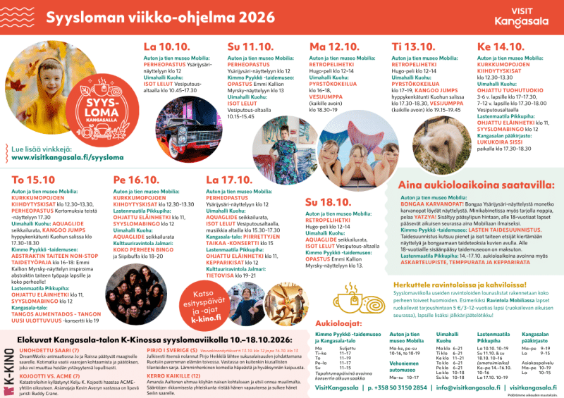 Syysloman viikko-ohjelma Kangasalla